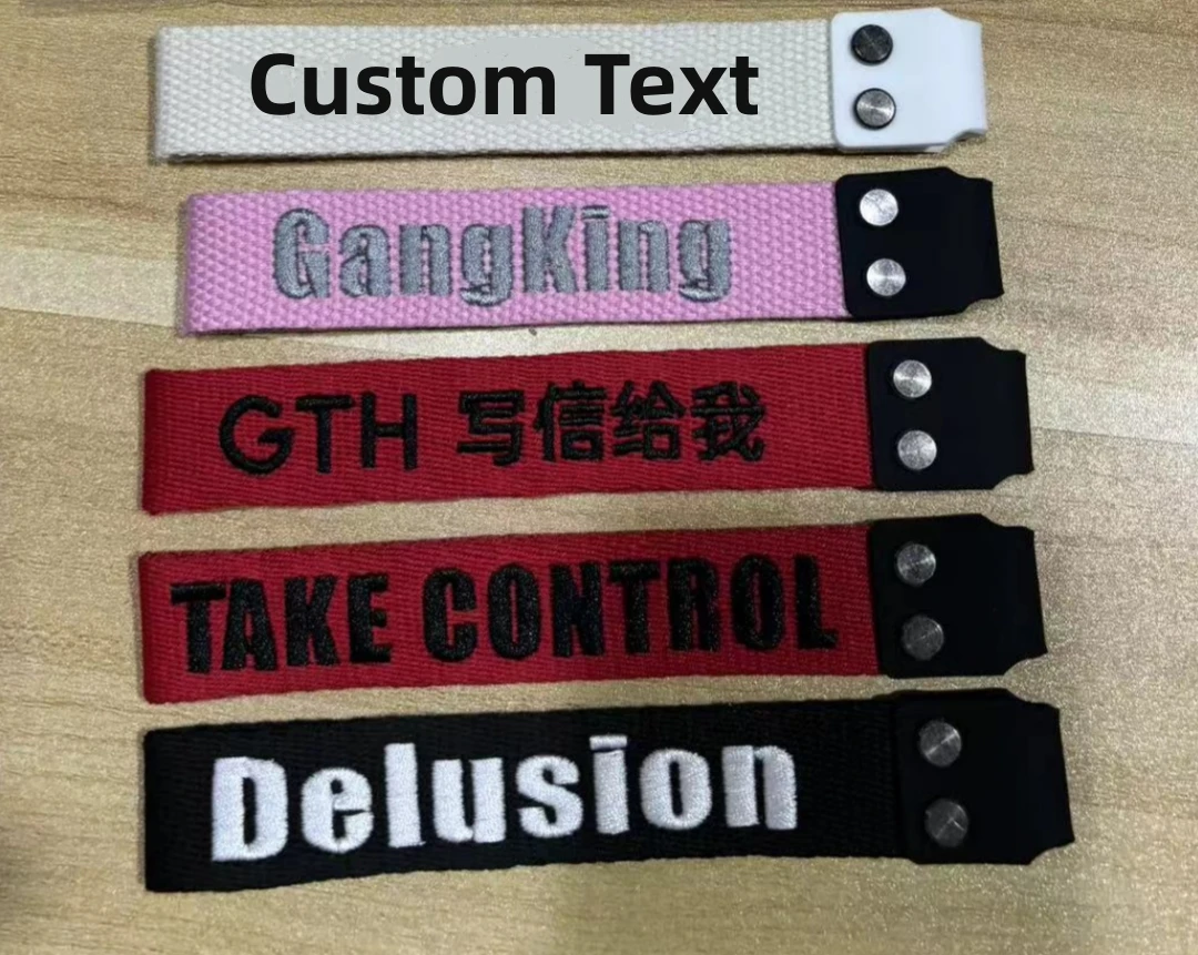 Personalized Custom Text Name Tag For Wooting 60he Strap Mechanical Keyboard Accessories Decoration Strip Pendant Fashion Gift