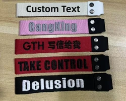 Personalized Custom Text Name Tag For Wooting 60he Strap Mechanical Keyboard Accessories Decoration Strip Pendant Fashion Gift