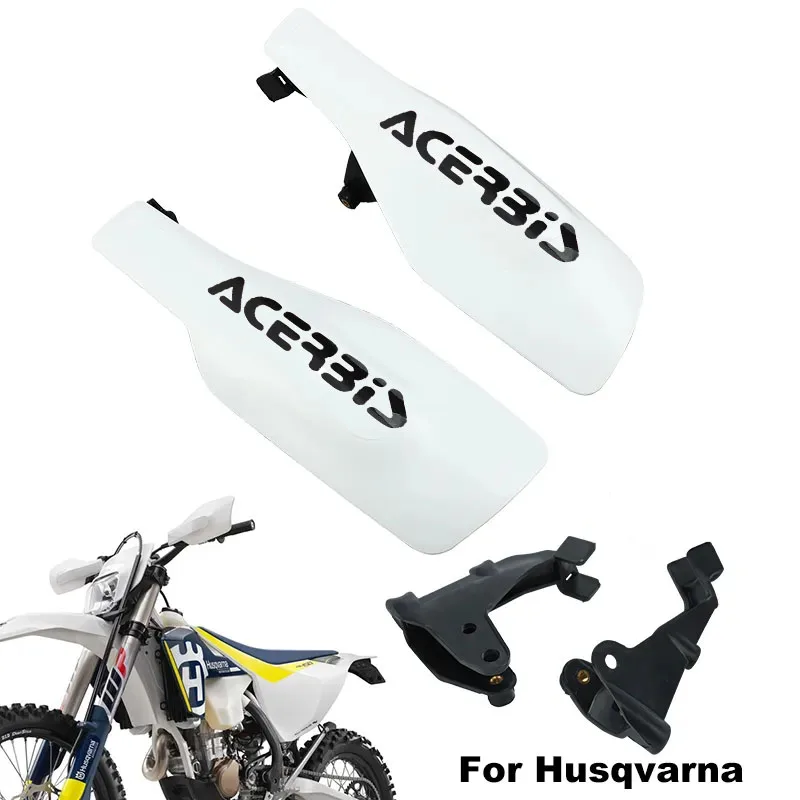 Motorcycle Handle bar White Handguards For Husqvarna FC250 FC350 FC450 TC125 TC250 2016 2017 TX300 FX350 FX450 2017 Hand Guards