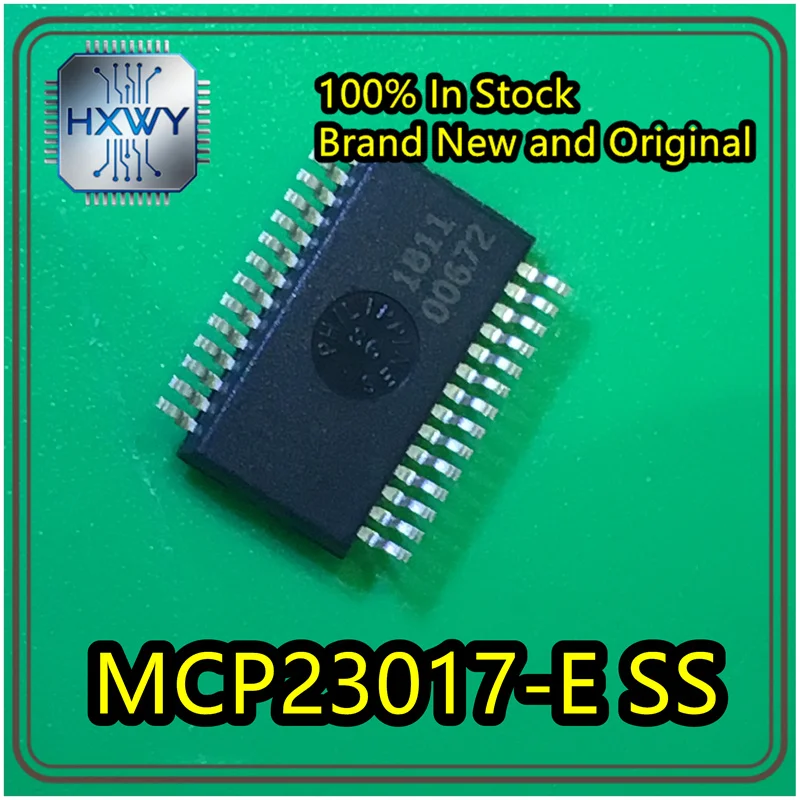 (5/20 pieces) MCP23017-E/SS MCP23017 SSOP28 16-bit I²C Interface I/O Expander Brand new genuine in stock