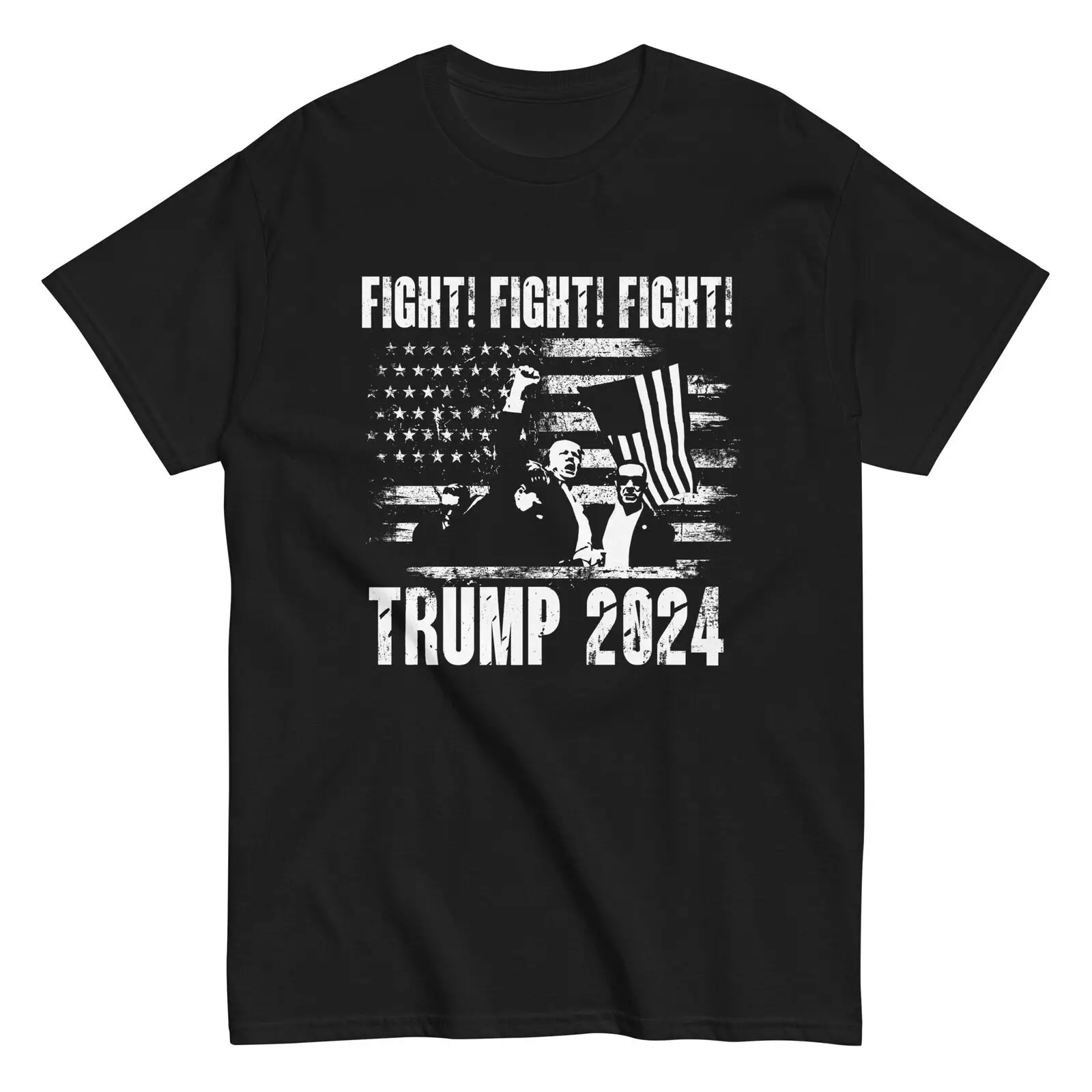 Trump Shot Fight Fight Fight Trump 2024 Unisex, Trump Attempt Assassination 24