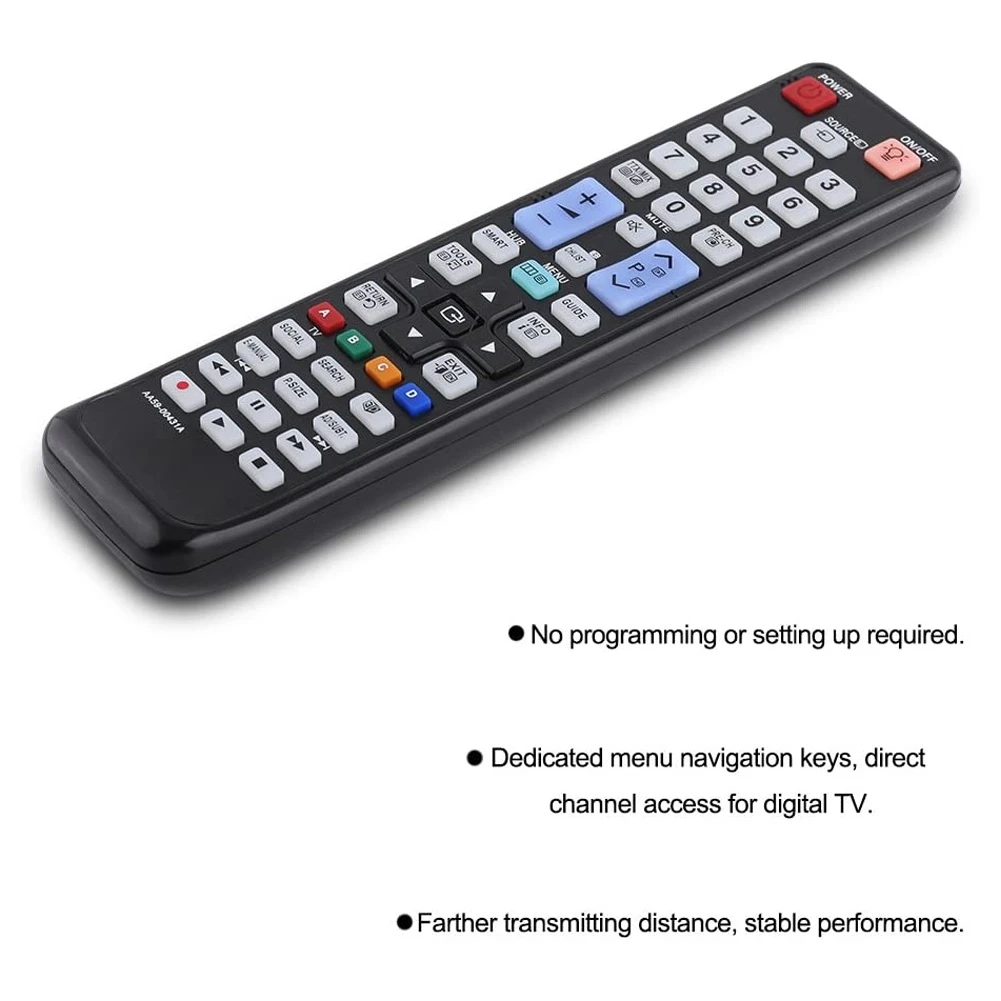 Smart TV Remote Control for Samsung AA59-00431A, Replacement Universal Remote Control AA59-00431A for Samsung Smart TV