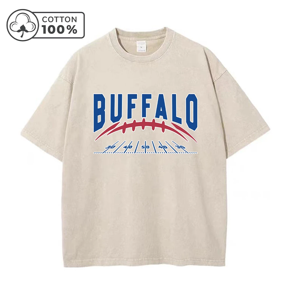 Men's Vintage Cotton Washed T-Shirt Trendy Runway Style Print Casual Short Sleeve Top For Daily Commute Fitness And Running