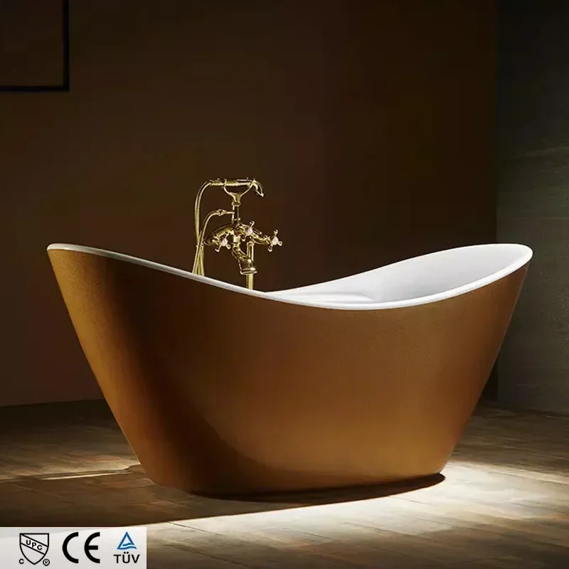 Bathroom Bathtub,Chinese Cheap Supplier Bathroom Standard Size Acrylic Bathtub For Adult