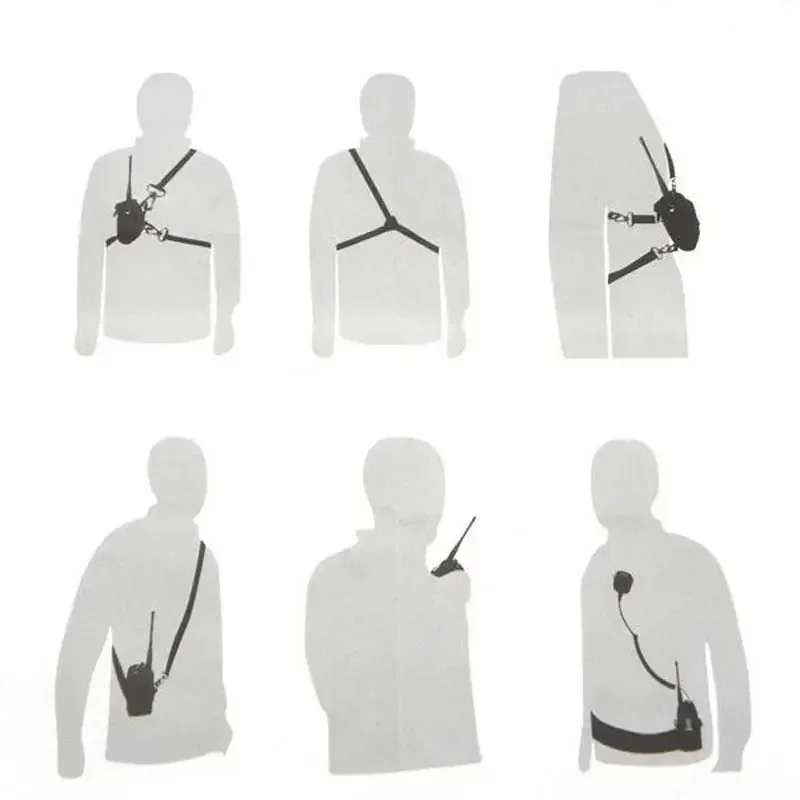 2 قطعة MSC-20B اسلكية تخاطب العالمي النايلون كيس مزموم الحافظة حمل غطاء ل Baofeng راديو UV-5R UV-9R UV-82 MD-380 GT-3 #6