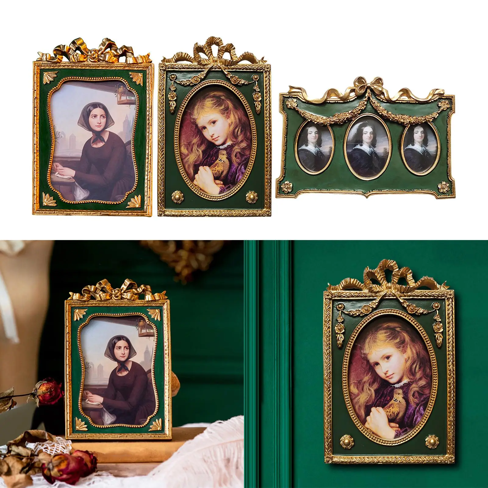 Antique Resin Photo Display European Hanging Decoration