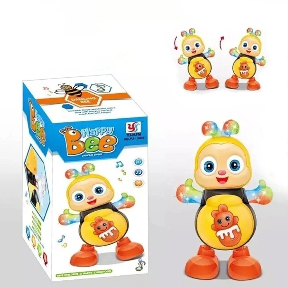 With Music Abejita Chiquitita Juguete Led Lights Con Musica Dancing Bee Toy Sensory Toys Musical Interactive Bees For Gifts
