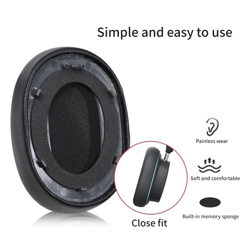 Melhora a audição Almofadas macias para fones ouvido D05 Earpads Earcups