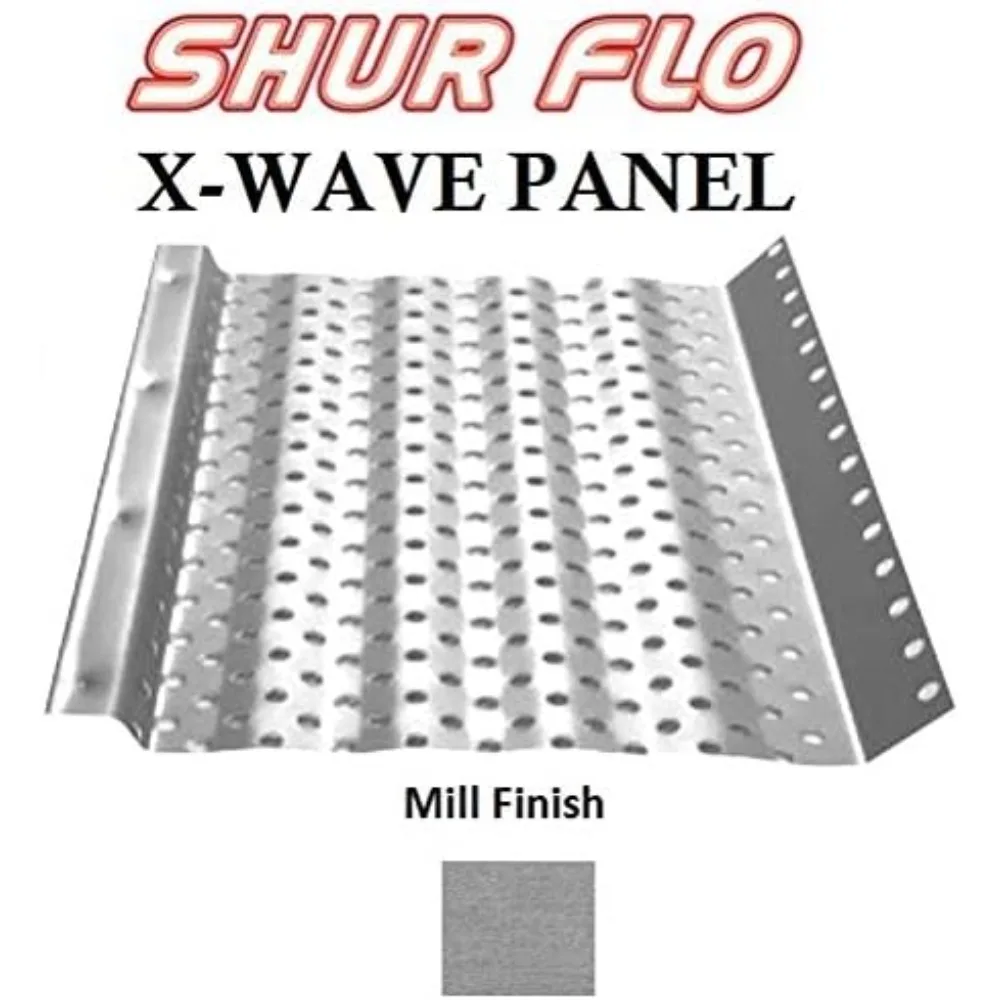 (200 feet) Shur Flo X Leaf Guard Gutter Protector for 5