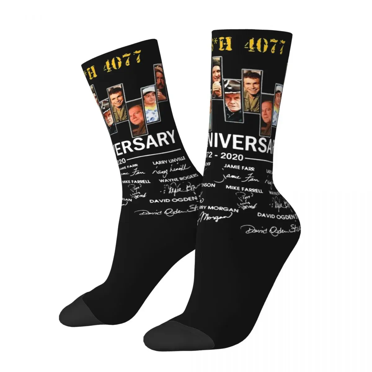 

MASH 4077 48Th Anniversary Theme Design Crew Socks Merch for Women Men Non-slip Printing Socks