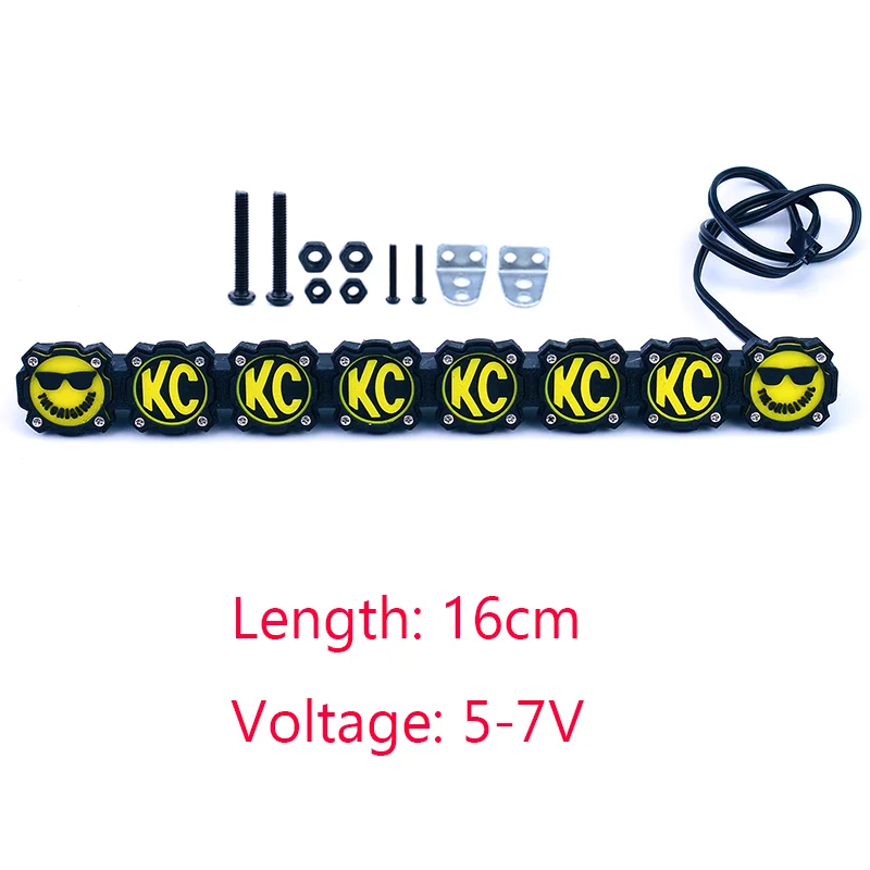LED Simulatie Daklichten voor 1/10 RC Crawler Auto Traxxas Trx4 Axiale Scx10 Yikong RC4WD D90 Croboll MK07 MJX H8H