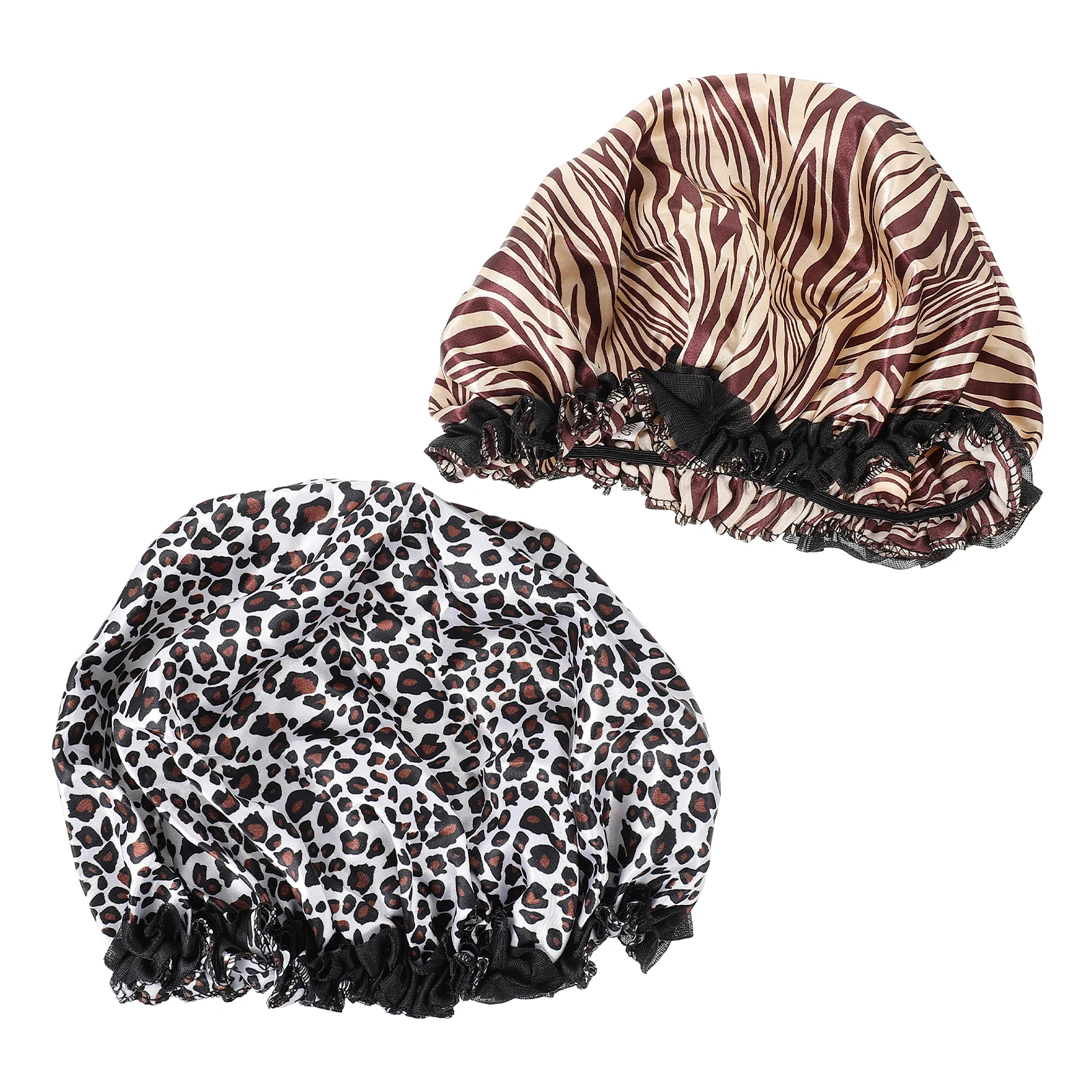 

1 pc Satin Lace Women Elastic Hair Care Hat Durable Hat Breathable Comfortable Daily Wear Gift For Family
