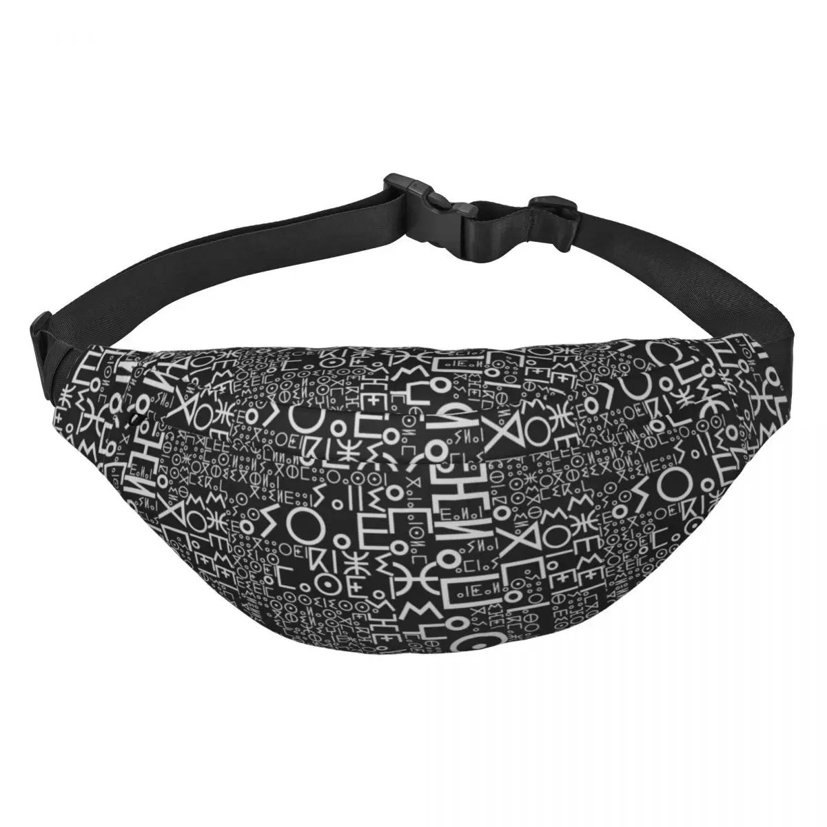 

Personalized Imazighen World Flag Amazigh Alphabet Tifinagh Fanny Pack Sling Crossbody Waist Bag Traveling Phone Money Pouch