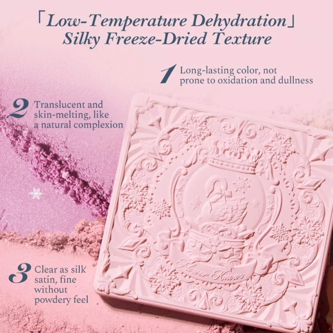 Flower Know Snow Ballet Collection Air Enhancer Blush 5g Unique Cosmetics