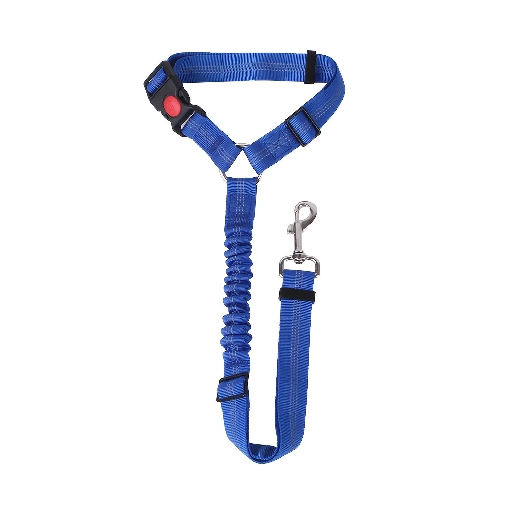 Pet Dog Cat Seat Belts, Car Headrest Restraint Adjustable Safety Leads Vehicle Seatbelt Harness
