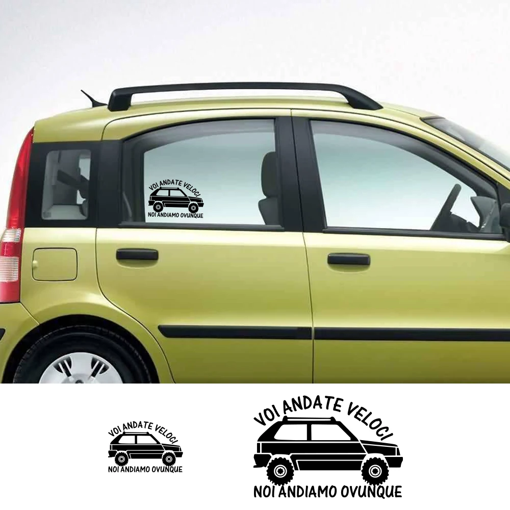Wypróbuj nowoczesne naklejki do Fiat Panda MK3 4x4 – idealne do rajdów off-road i stylizacji auta