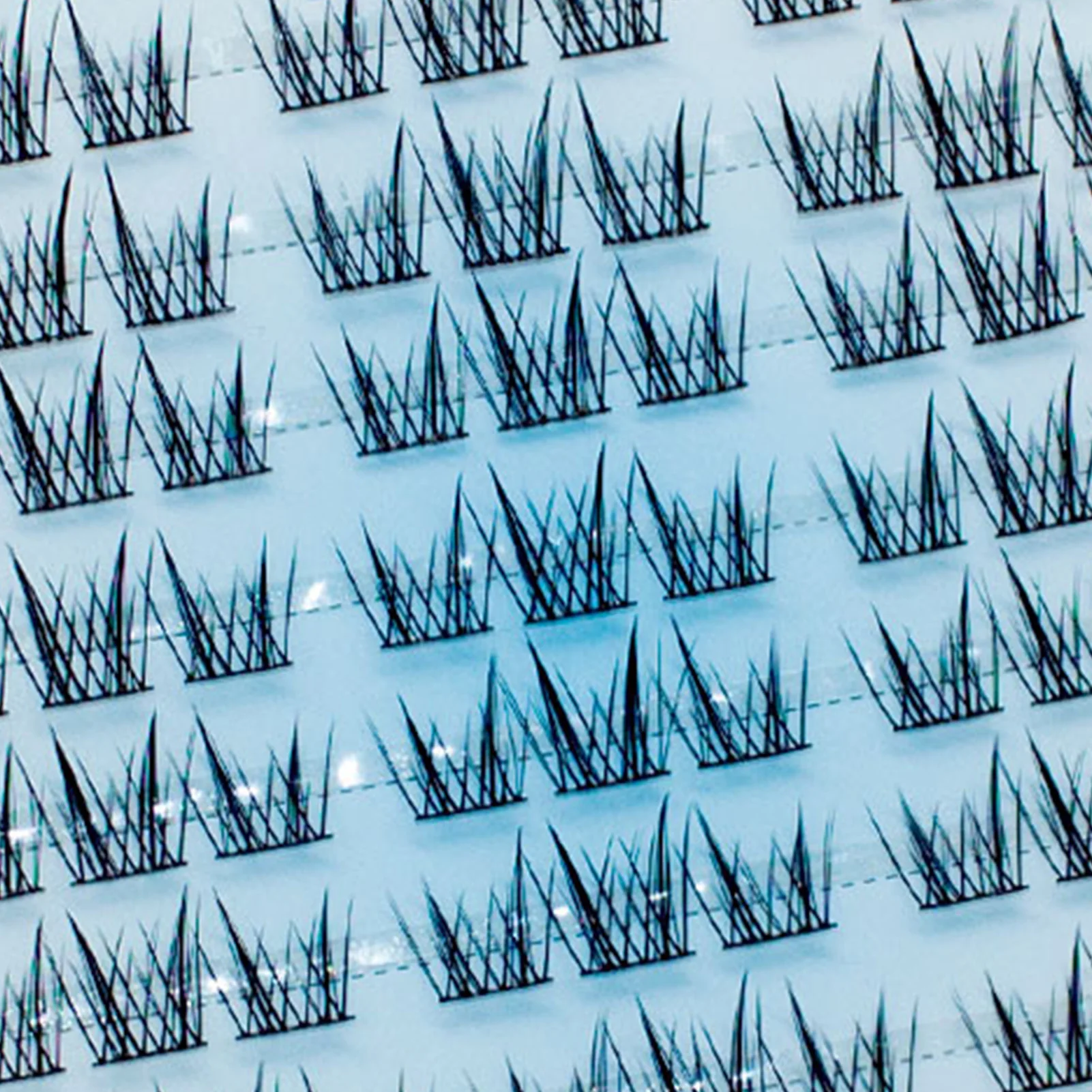 Estilo coreano fofo cílios postiços conjunto cluster natural preto c-curl para mulheres maquiagem dos olhos uso diário festa