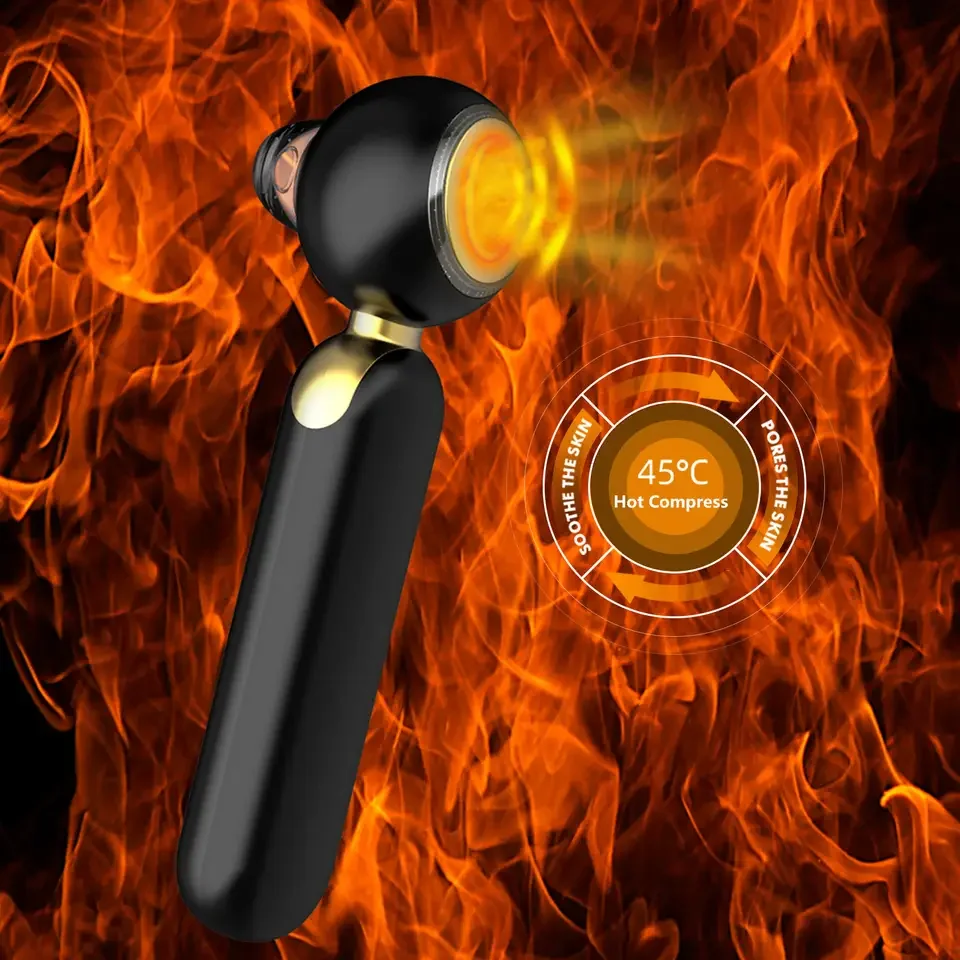 Hot & Cold Electric Vacuum Blackhead Remover Dark Spot Removal Device Beauty Products for Women