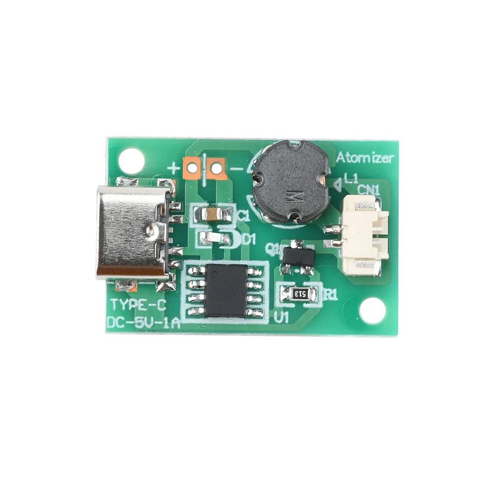 DC 5V Single Spray Ultrasonic Nebulizer Humidifier Module Type C Spray Air Plant Humidifier Atomization Drive Board