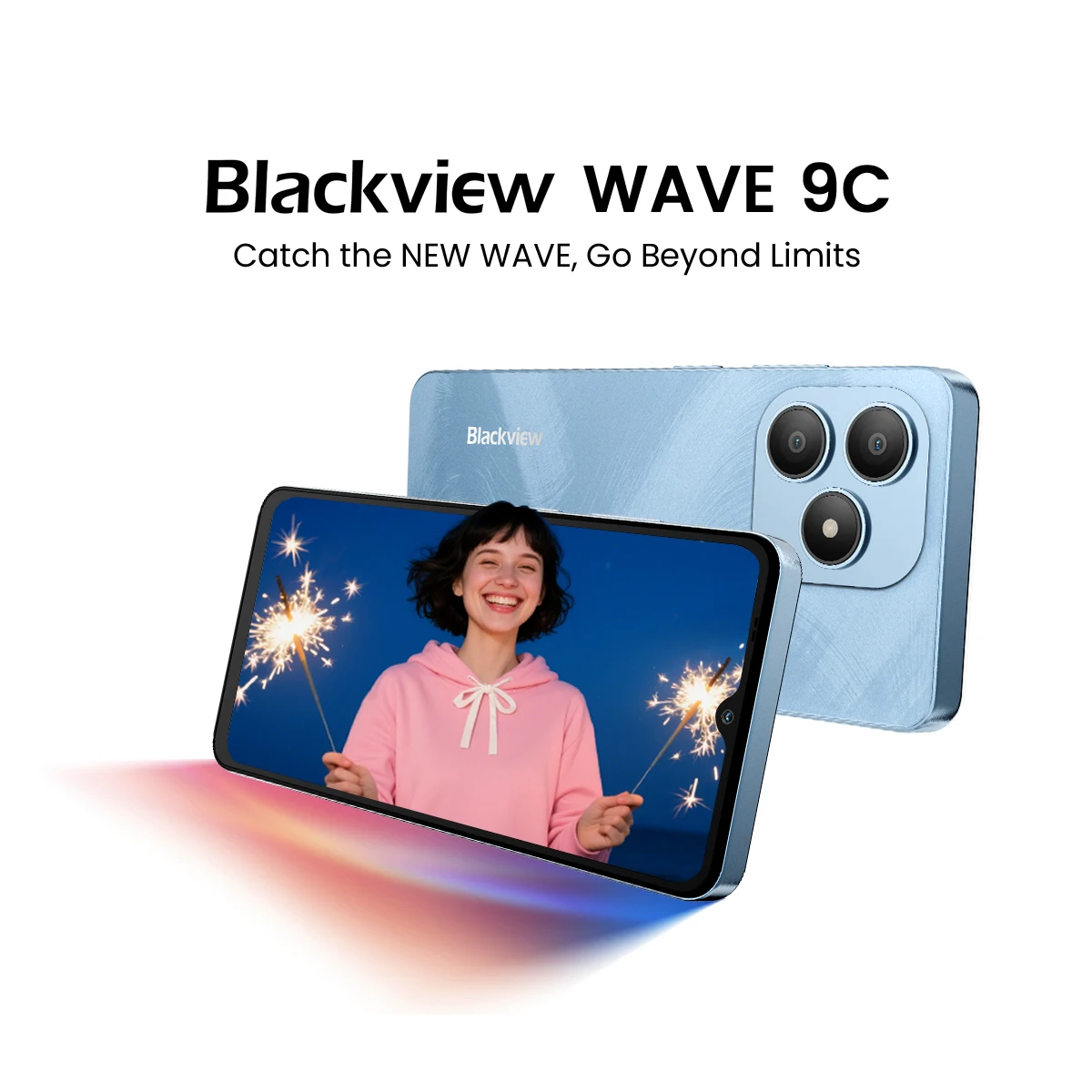 Blackview WAVE 9C Unlocked Cell Phone, Android 15 Octa-Core