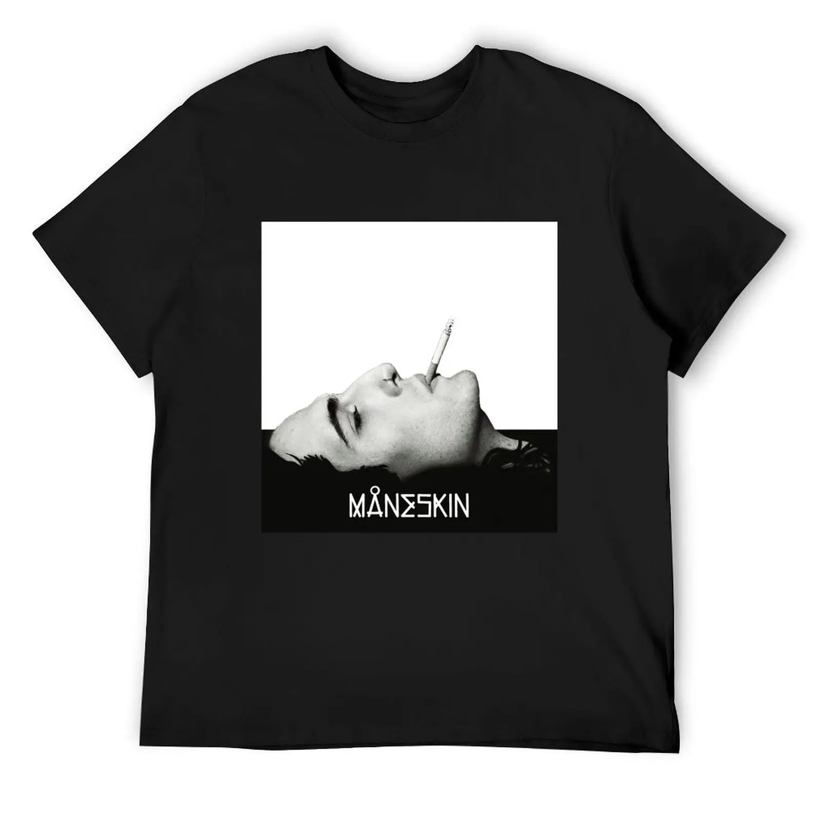 

maneskin cover (the original design) T-Shirt plain Blouse Louboutins summer 2025 tee shirts for men