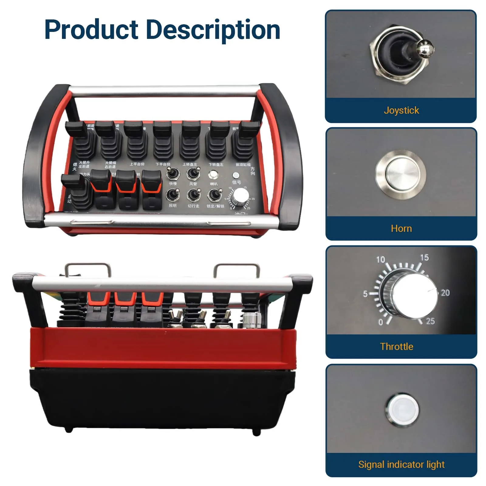 Hydraulic Remote Control System for Construction Equipment Fast Response Wireless Operation