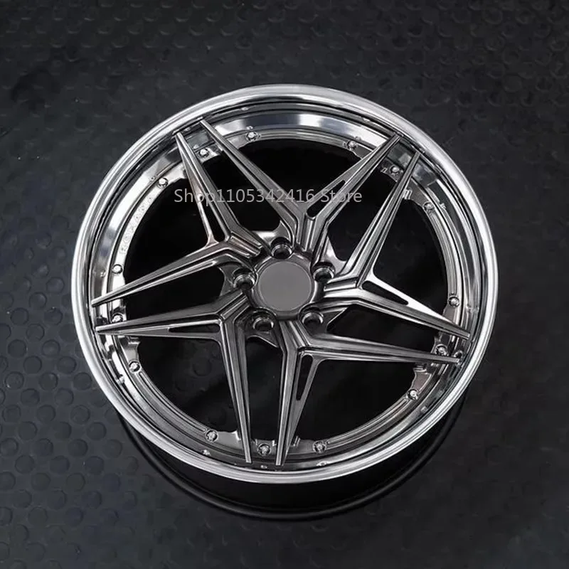 Forged Alloy Beadlock Wheel 5&6 Lug 5x130 5x112 17-26 Inch 40mm Offset Deep Dish Sport Rims For Luxury Cars