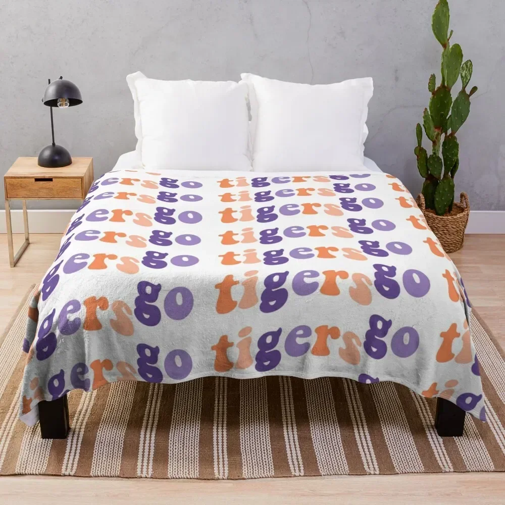 

go tigers Throw Blanket Lightweight Warm Blanket for Indoor Outdoor Use