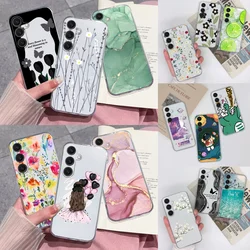 For Samsung Galaxy S25 Ultra Case For Samsung S25 Plus Back Cover Various Style Clear Housing For Samsung S 25 Soft Phone Cases