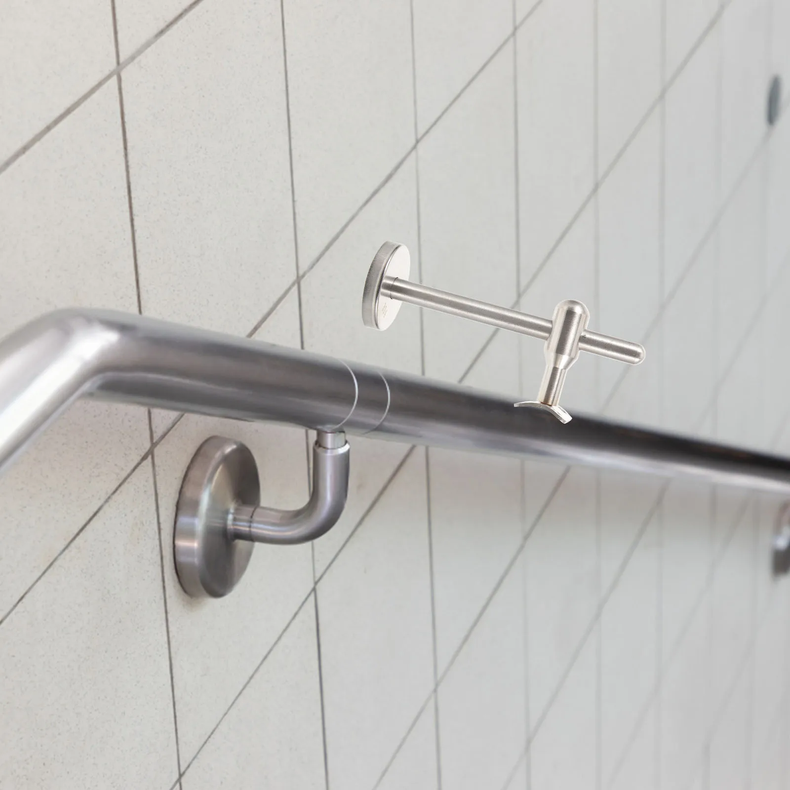 

Stainless Steel Handrail Bracket Strong Sturdy Stair Railing Support Brackets for Deck Rail Stairway Handrail Holders