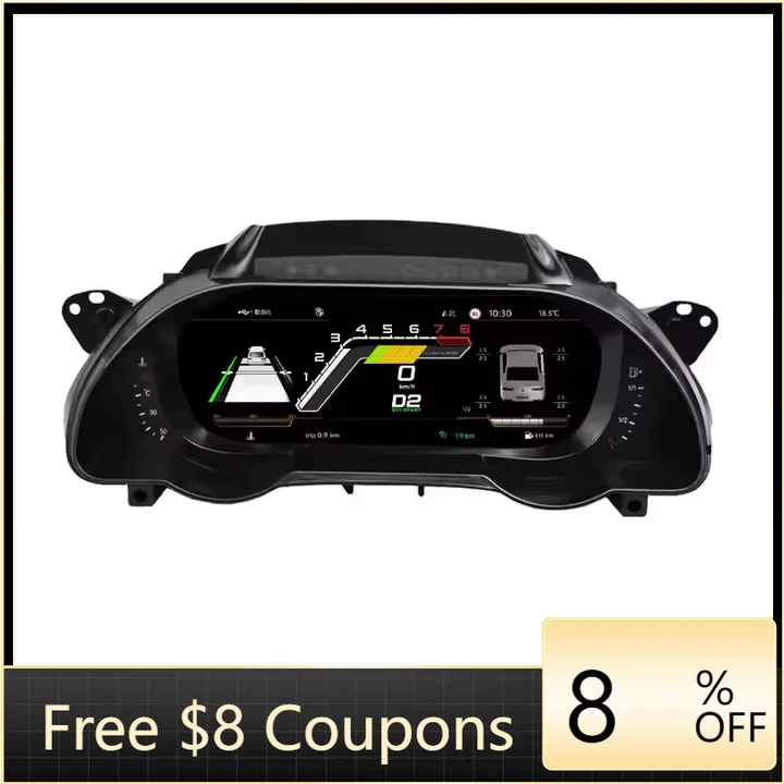 

Popular Speedometer Digital Cluster for A4 2009-2016 LHD Panel Instrument Linux System LCD Car Dashboard Plug and Play