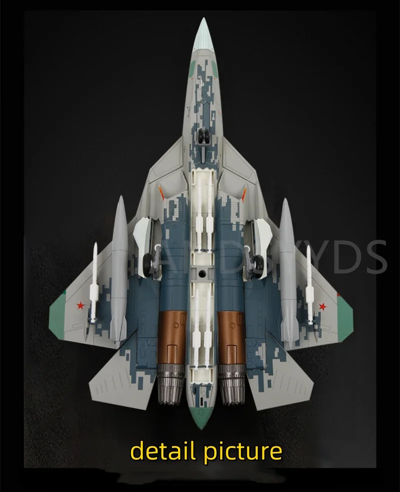 1: 72 Russian SU57 SU-57 054 Invisible Fighter Model Table Decorations Finished alloy Collection Model Zhuhai Air Show Aircraf