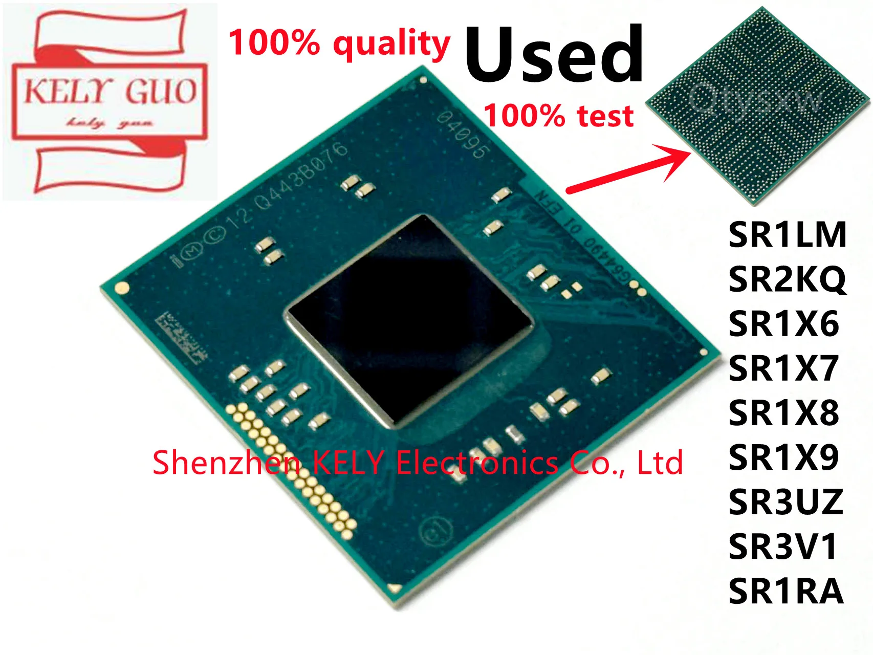 

100% test good J2850 SR1LM J3710 SR2KQ E3845 SR1X6 E3827 SR1X7 E3826 SR1X8 E3825 SR1X9 SR3UZ E3815 SR3V1 SR1RA BGA chipset