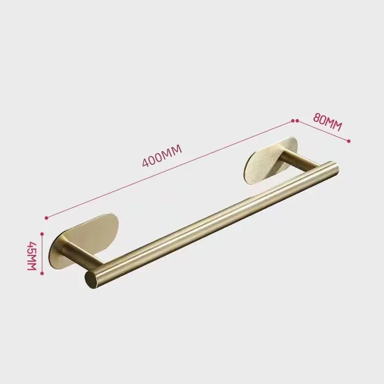 Muurbevestiging Toilethanddoek Papierhouder Zelfklevend Zwart Zilver Keukenrol Papierstandaard Opknoping Servet Rek Badkamer Accessoires Wc