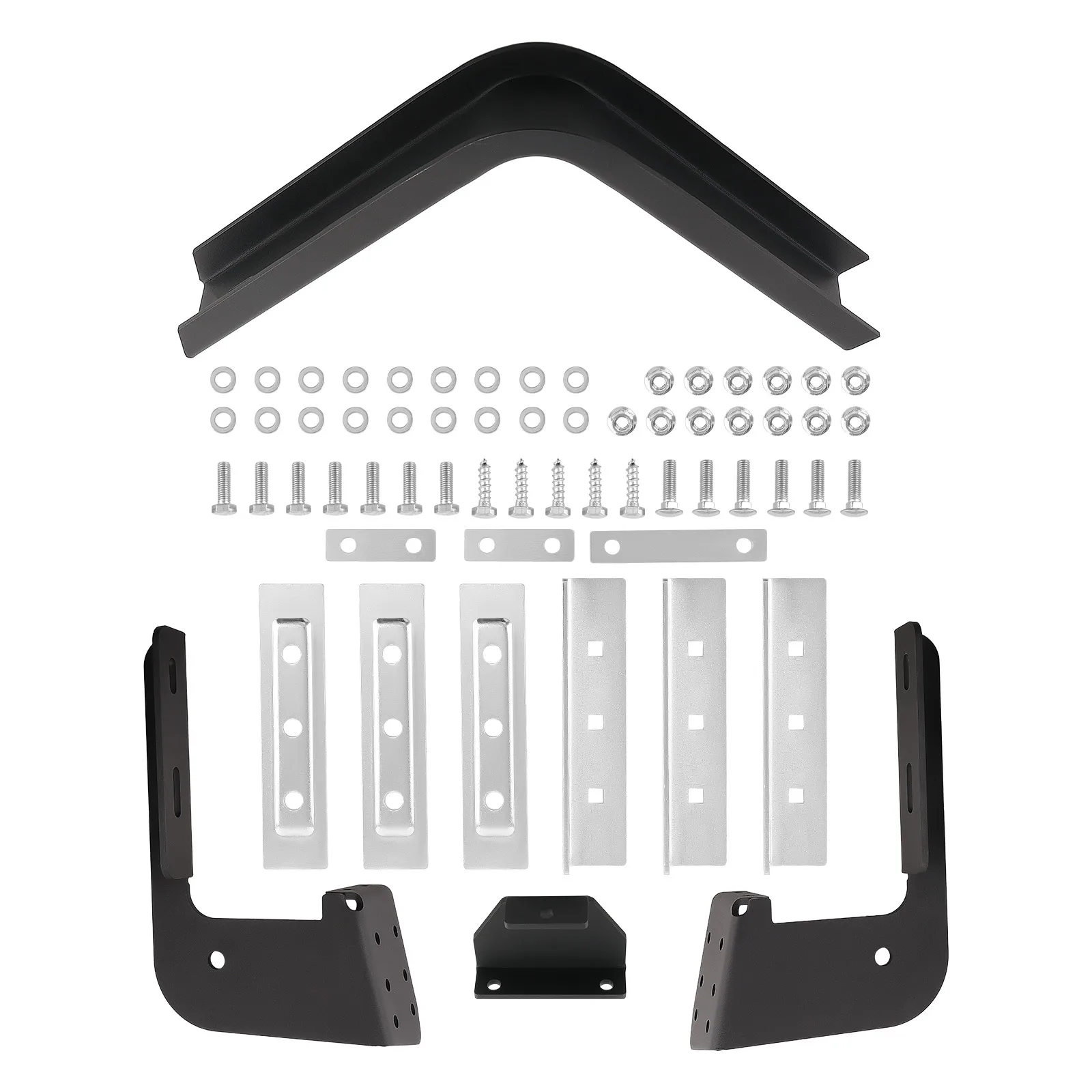Steel 54" Passenger Running Board Mounting Bracket Kit for Ram ProMaster 2014-Present