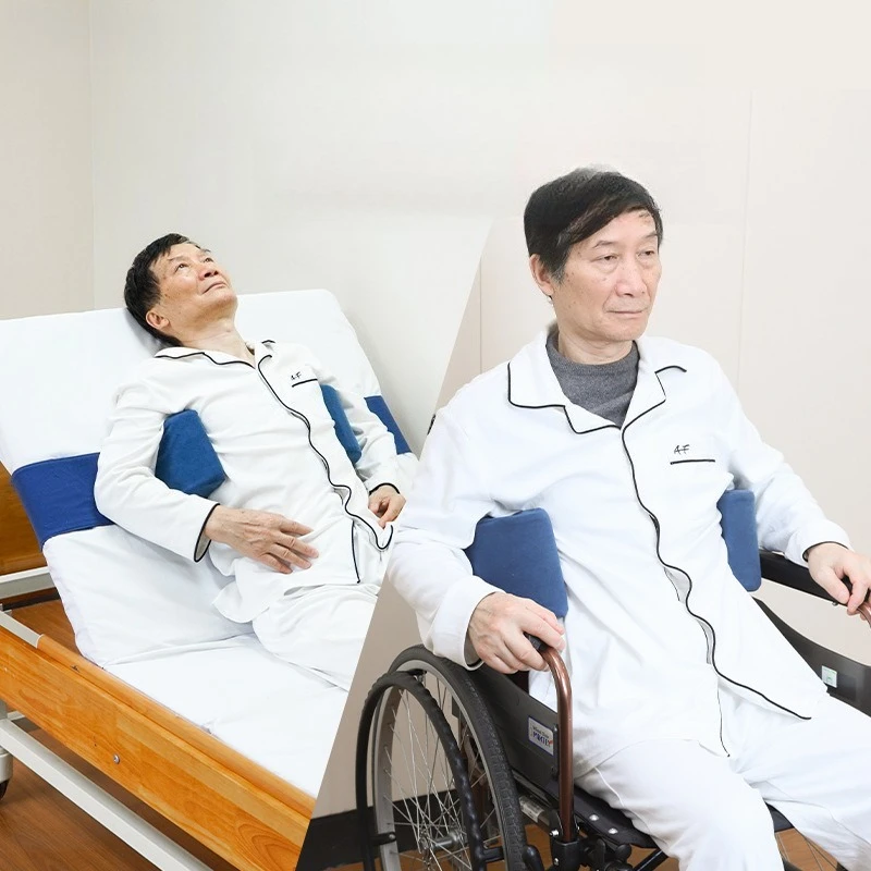 Wheelchair Horizontal Support Pad Anti Side Deviation Pad Elderly Half Lying Lumbar Cushion Fixed Side Leaning Lumbar Cushion