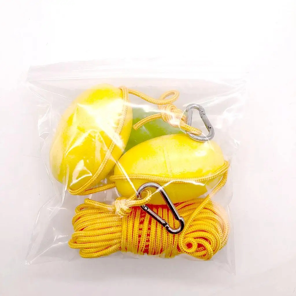 

High Visibility Yellow Kayak Tow Rope Anchor Float Line for Fishing Kayak Accessories and Drifting
