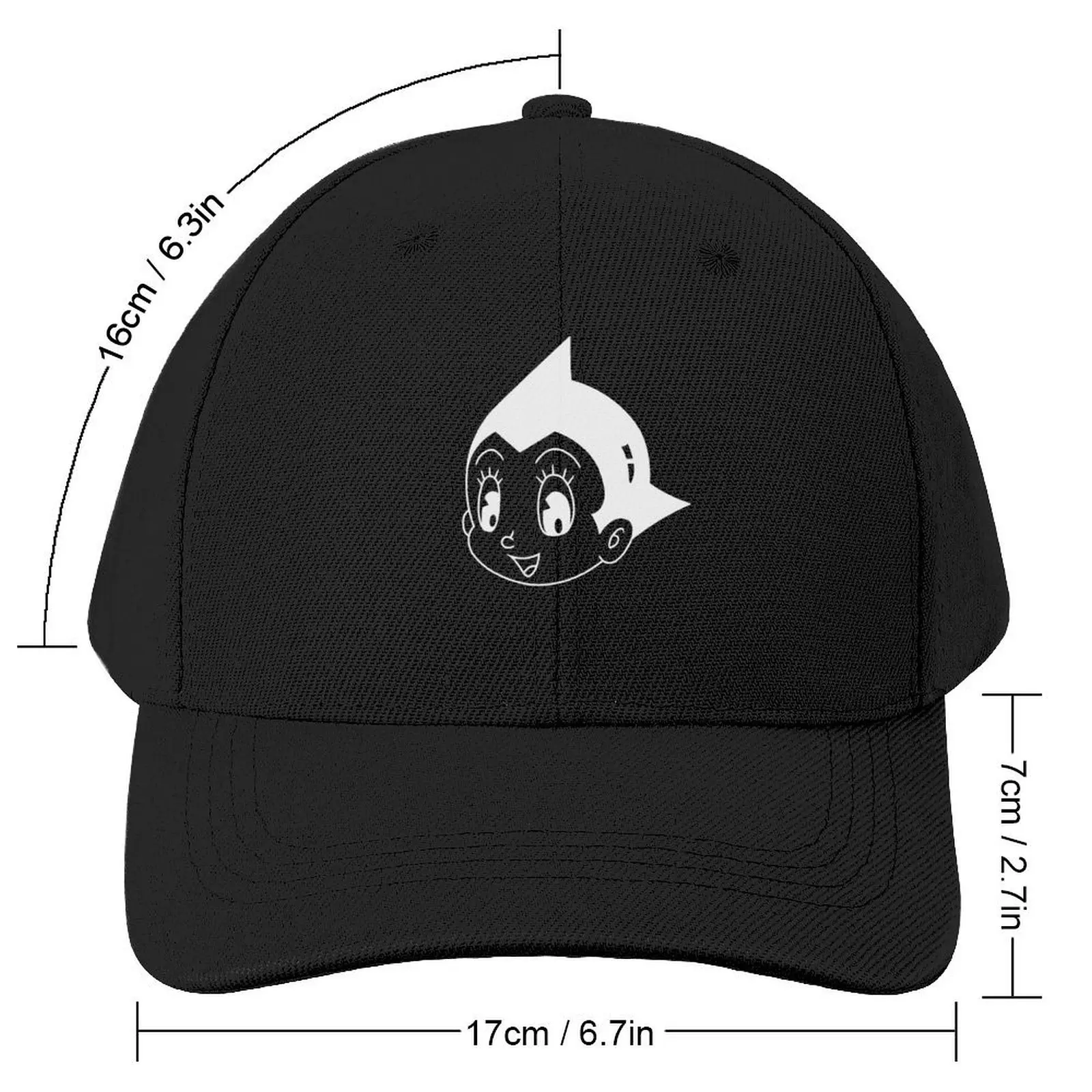 Basic Astroboy white Baseball Cap Luxury Hat Beach Outing Visor Sun Hats For Women Men's