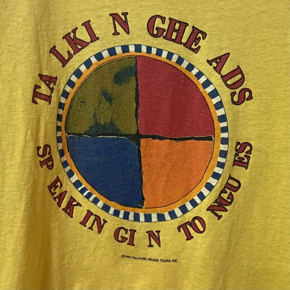 Talking Heads Speaking in Tongues Tour T-shirt S-5XL Unisex VN1975