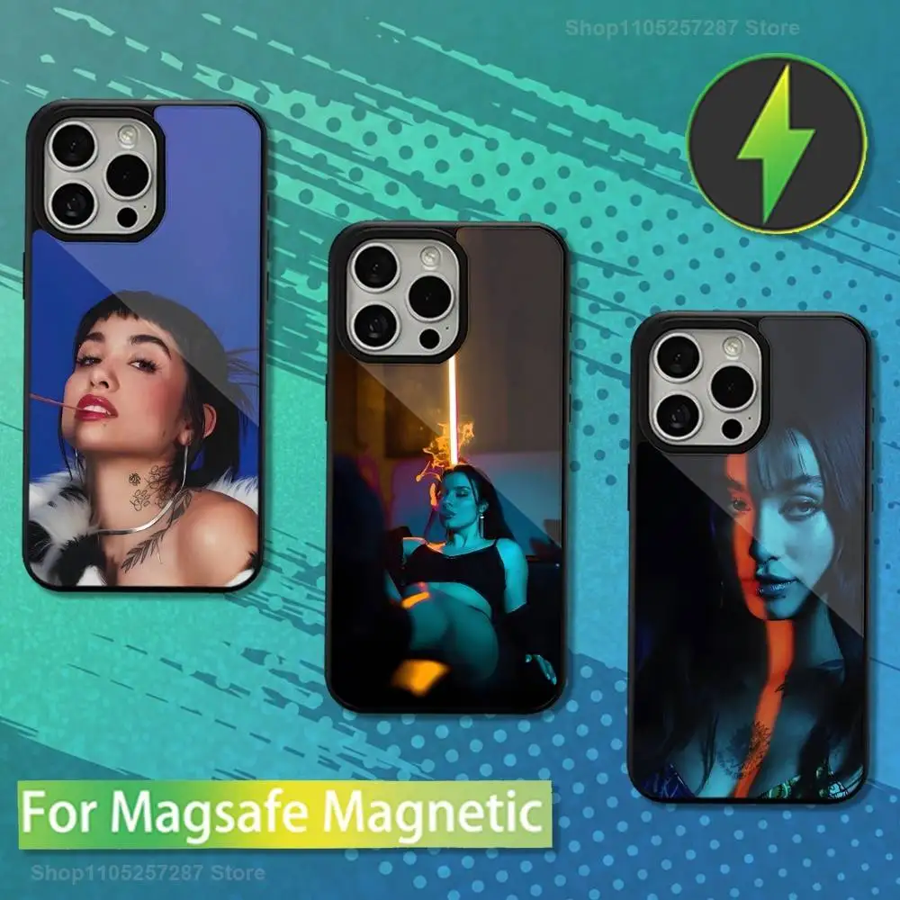 

Singer M-Maria B-Becerra Hot For iPhone 15,Mini,13,Max,11,12,Pro,16,17,14,Plus,For Magsafe,Magnetic Wireless Charging Case