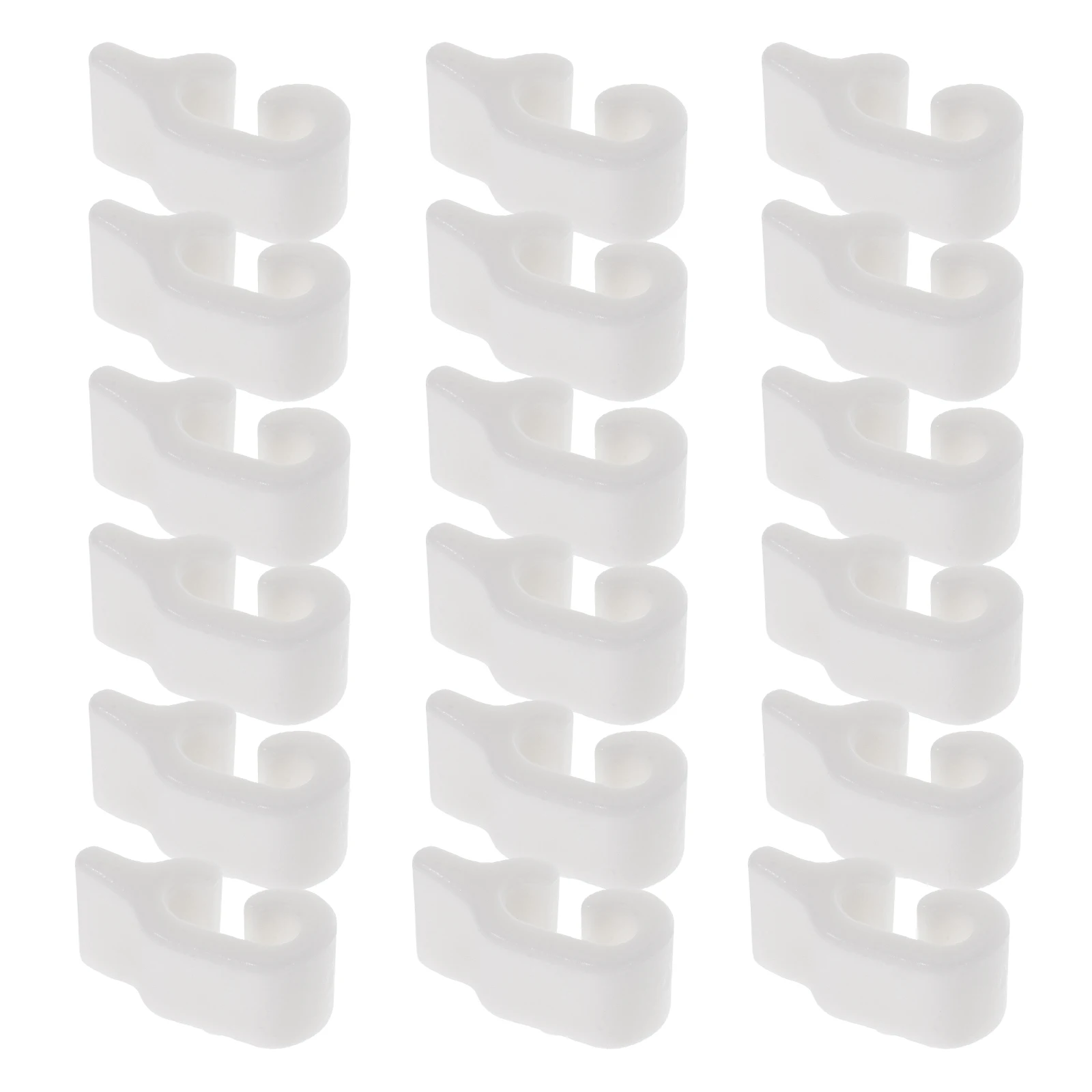 

40Pcs Cabinet Buckle Lock Clips Plastic Snap Connector Cage Door Latches for Wardrobes Shoe Cabinets Pet Enclosures Wire Cage