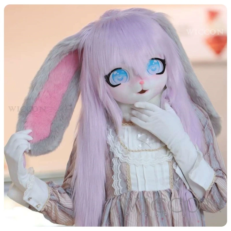 

Fursuit Kigurumi Headsets Furry Cosplay Costumes Comiket Furries Rubbit Doll Cat Comiket Furries Doll Lop Rabbit 18 Styles