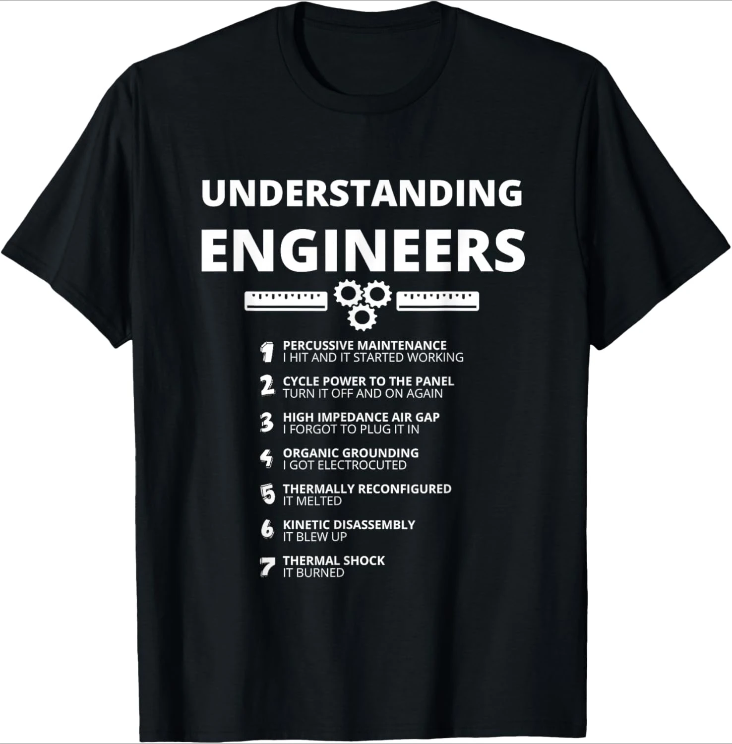 

Awesome Engineering-Understanding Engineers Funny Sarcastic Engineering design-100% cotton O-neck printed men's T-shirt.