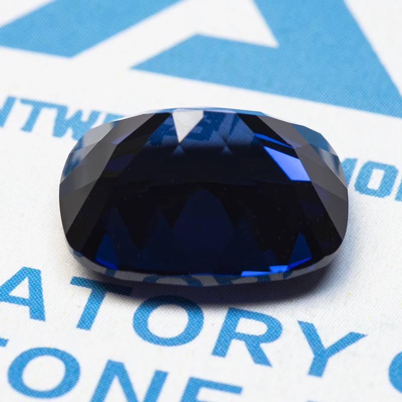 ALab Grown Sapphire Royal Blue Rectangular Cushion Shape VVS1 for Charms DIY Jewelry Making Material Selectable Certificate