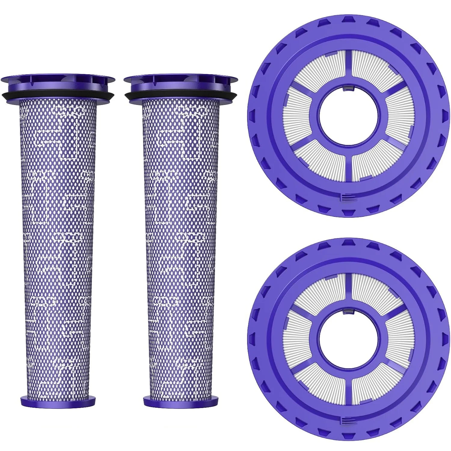 Replacement Pre & Post Filter Compatible with Dyson DC41 DC65 DC66 UP13 UP20 UP30 Animal Ball Vacuum, Part 920769-01 920640-01