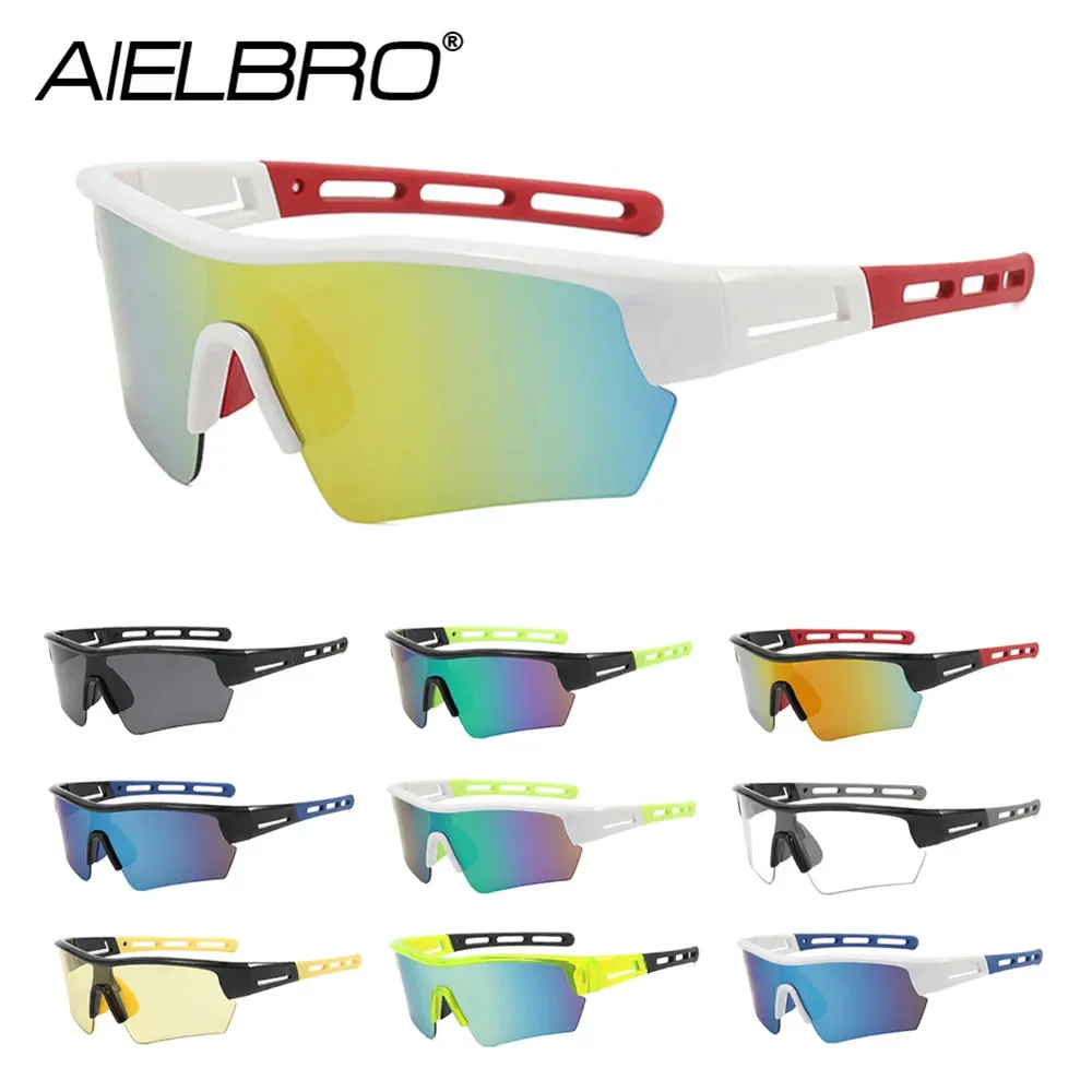 AIELBRO Cycling Glasses for Men Sport Men\'s Sunglasses Polarized Glasses Women\'s Sunglasses Safety Goggles Sunglasses for Men