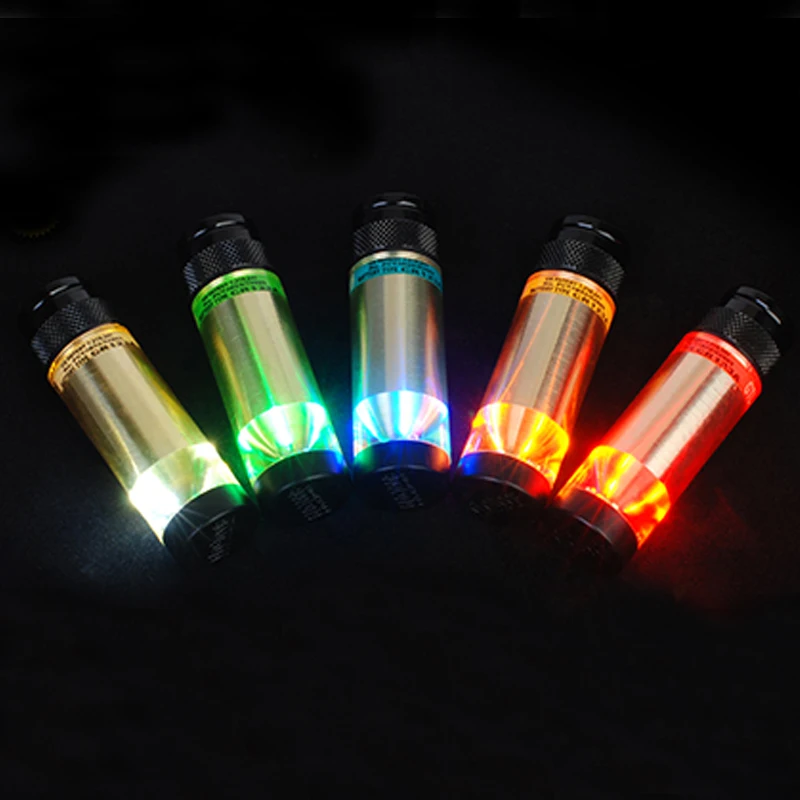 Glo Toob CR123A Led Underwater Warning Signal Scuba Diving Novelty Light Signal Warning Novedad Flashlight  (without Battery)