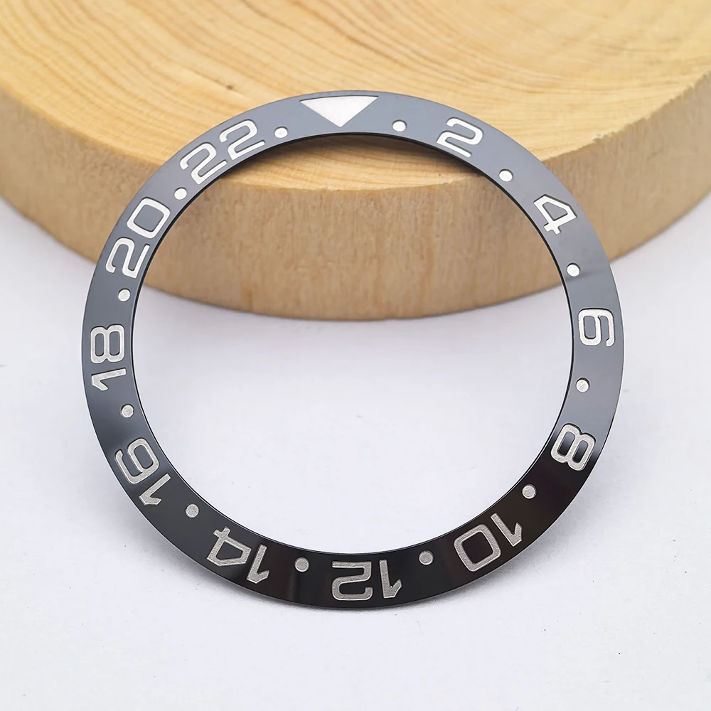 CLEAN Factory Ceramic Watch Bezel Insert for RLX GMT 116710LN Generic Watch Parts