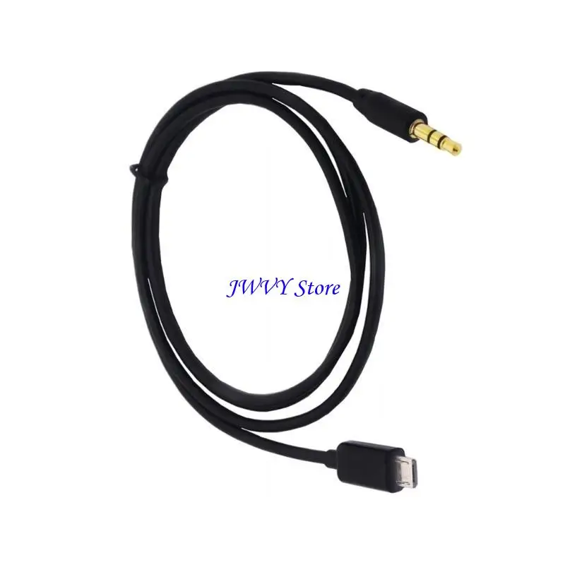 573A Flexible Micros USB To 3.5mm Audios Car Cord For S4i9500 S5i9600 NOTE2 N7100