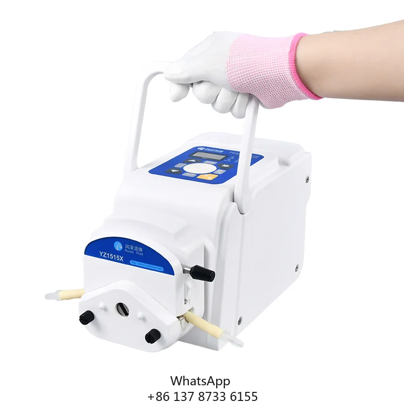 Runze Portable Peristaltic Pump Filling Machine 24v Peristaltic Hose Pump